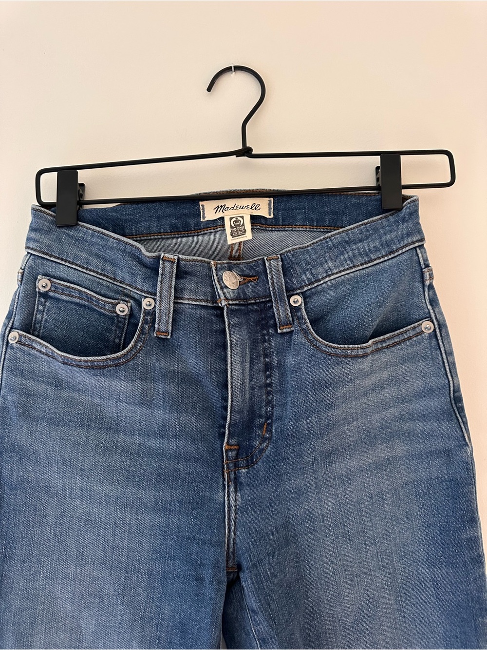 Madewell Kick Out full-length flare jeans size 25 - Picture 6 of 9